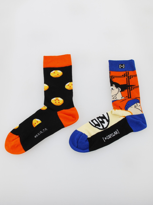 Chaussettes dragon ball z goku orange - Capslab