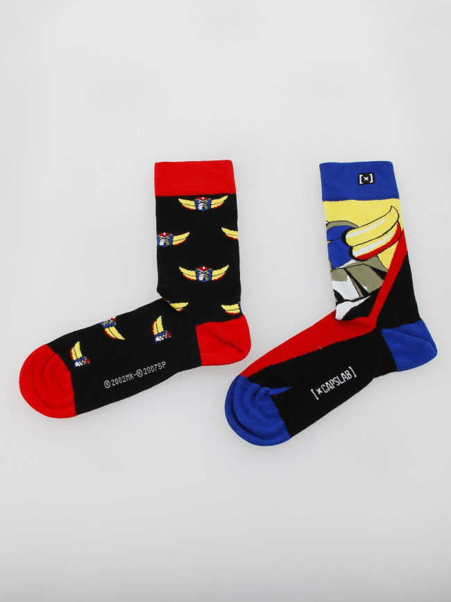 Chaussettes goldorak noir - Capslab