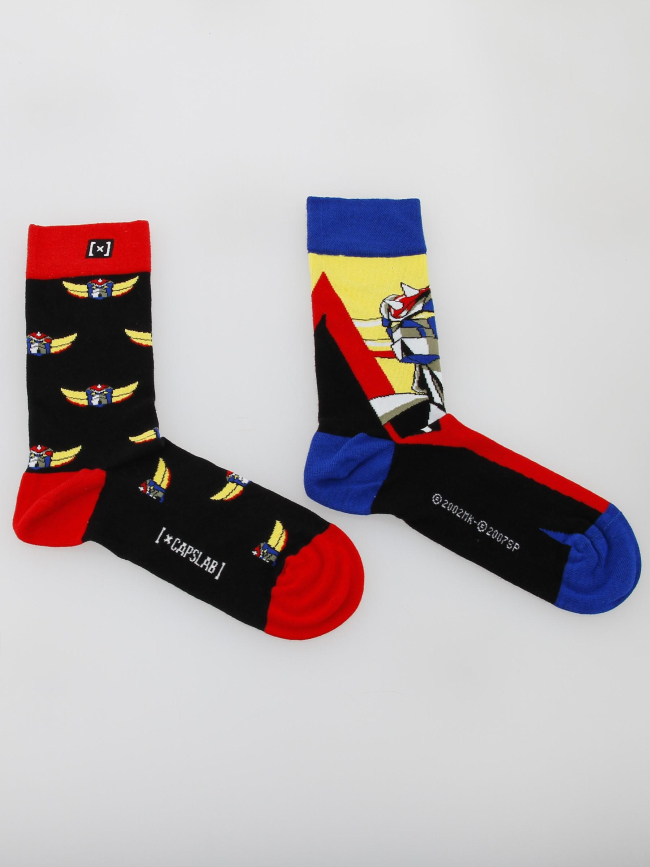 Chaussettes goldorak noir - Capslab