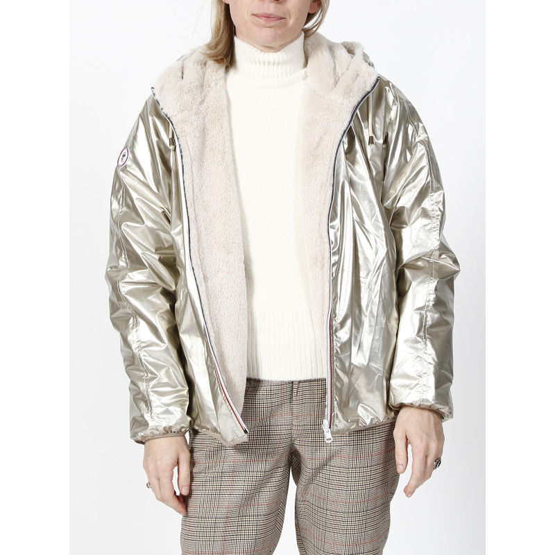 Blouson reversible stalia doré femme La Petite Etoile wimod