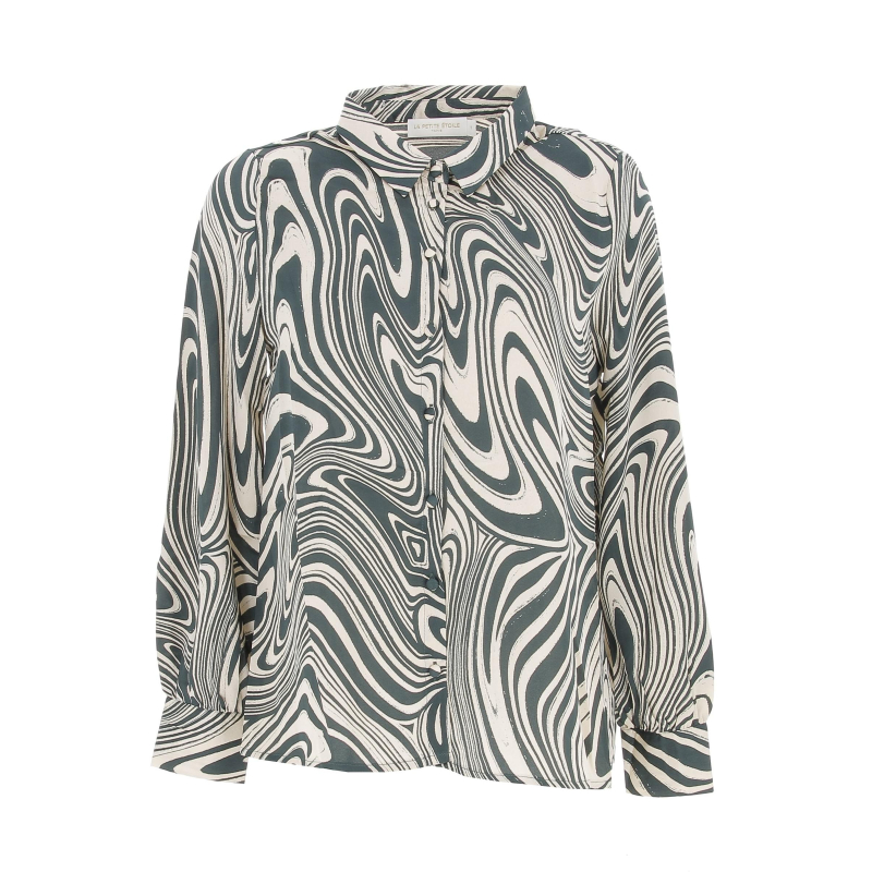 Chemisier laora psyche vert femme - La Petite Etoile