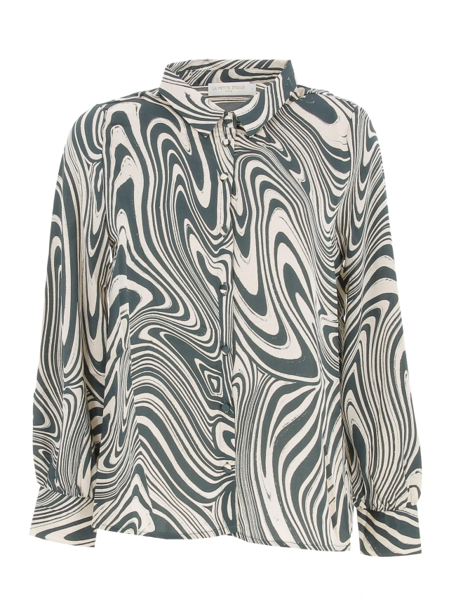 Chemisier laora psyche vert femme - La Petite Etoile