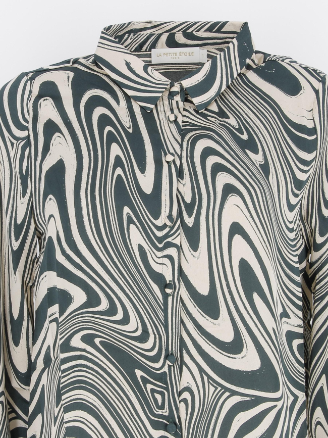 Chemisier laora psyche vert femme - La Petite Etoile