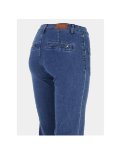 Jean évasé sonnys stone bleu femme - La Petite Etoile