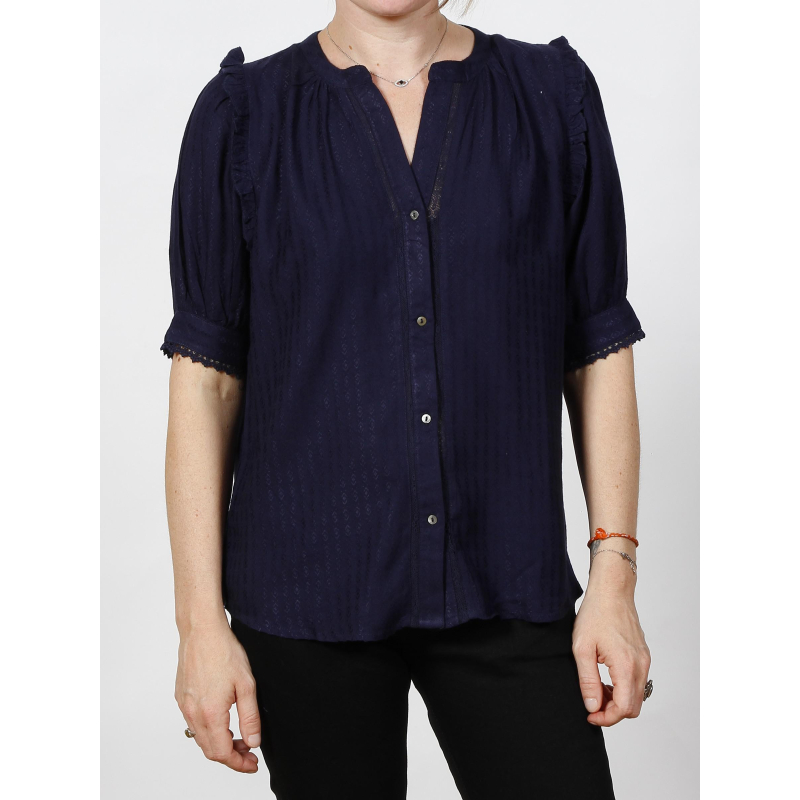 Blouse louine bleu marine femme - La Petite Etoile