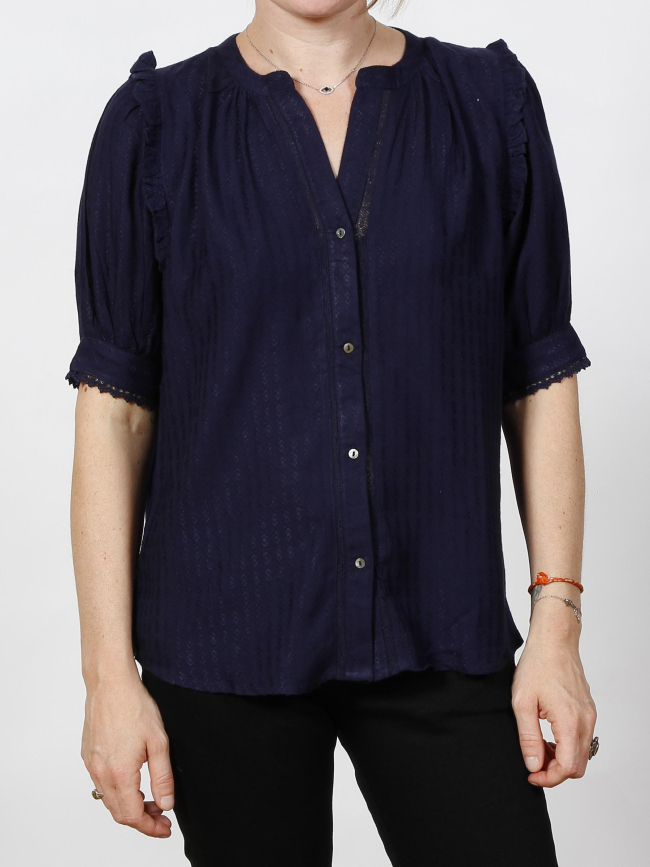 Blouse louine bleu marine femme - La Petite Etoile