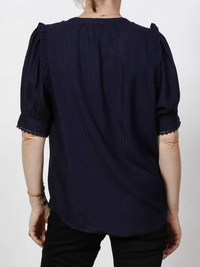 Blouse louine bleu marine femme - La Petite Etoile