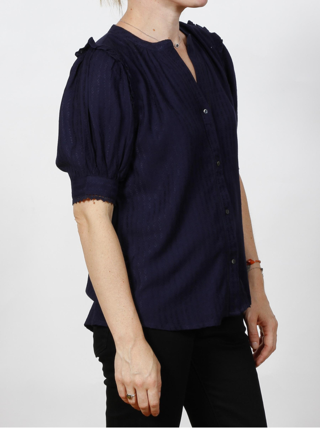 Blouse louine bleu marine femme - La Petite Etoile