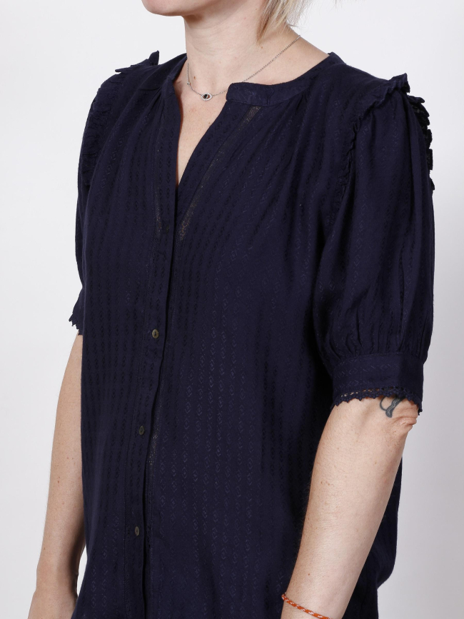 Blouse louine bleu marine femme - La Petite Etoile