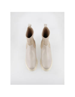 Boots zero22 beige femme - Anamaïa