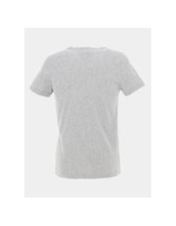 T-shirt core fitted logo gris homme - Tommy Hilfiger