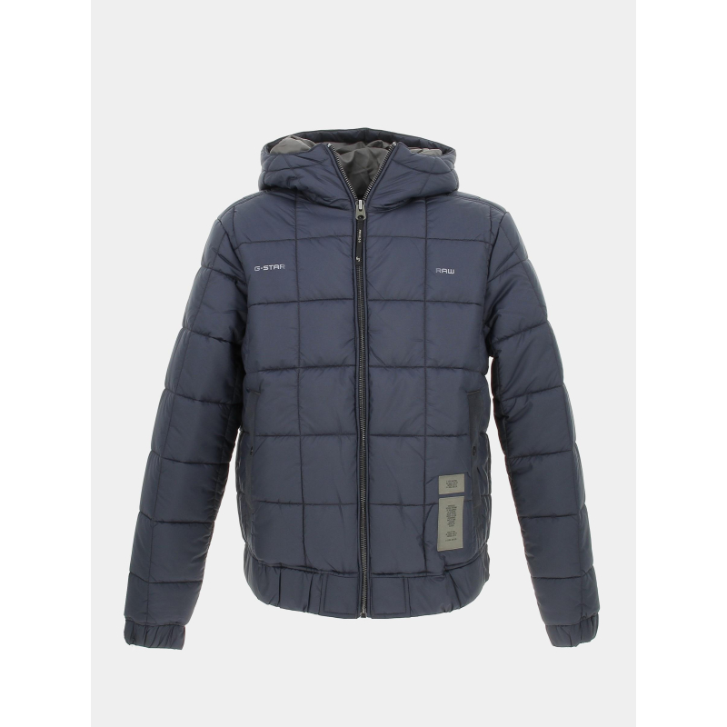 Doudoune meefic square bleu marine homme - G Star