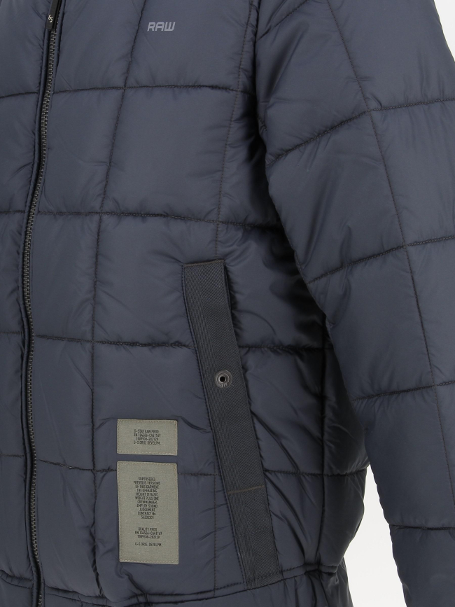 Doudoune meefic square bleu marine homme - G Star