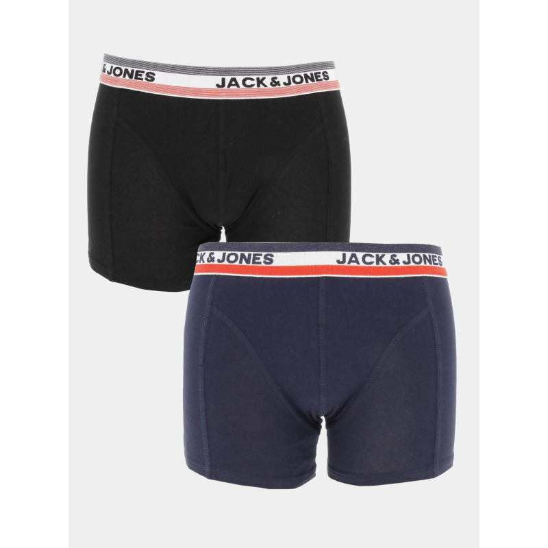Pack 2 boxers bleu marine noir homme - Jack & Jones