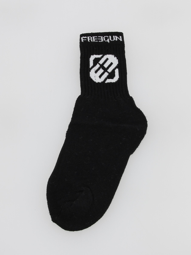 Pack 3 paires chaussettes noir enfant - Freegun