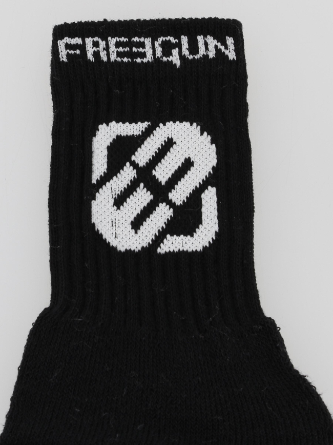 Pack 3 paires chaussettes noir enfant - Freegun
