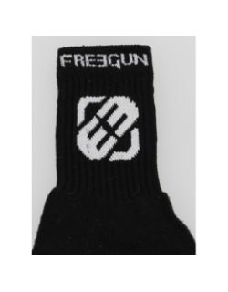 Pack 3 paires chaussettes noir enfant - Freegun