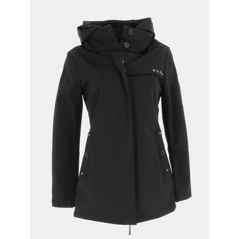 Trench basic cassie noir femme HBT wimod