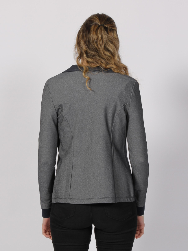 Veste blazer basic shirley denim bleu marine femme - HBT