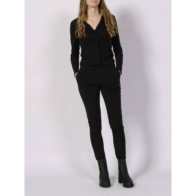 Combinaison pantalon anna dorée noir femme - HBT