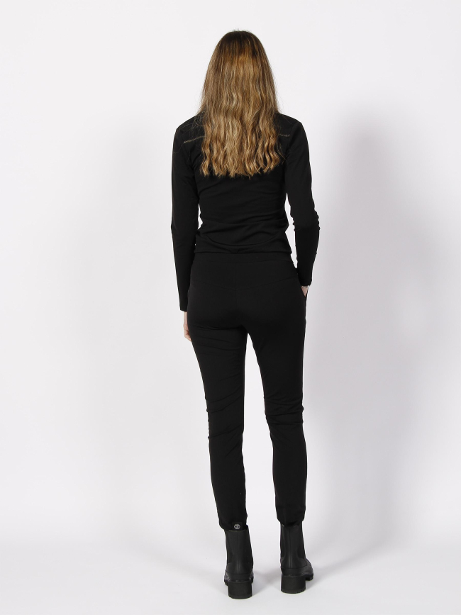 Combinaison pantalon anna dorée noir femme - HBT
