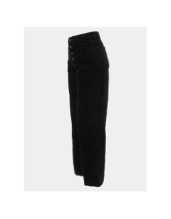 Pantalon taille haute velours kathy noir femme - Vero Moda