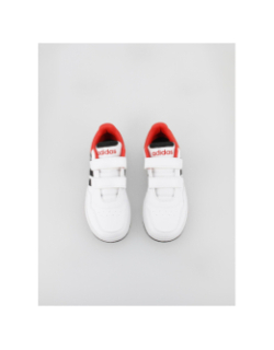 Baskets à scratch hoops 3.0 blanc enfant - Adidas