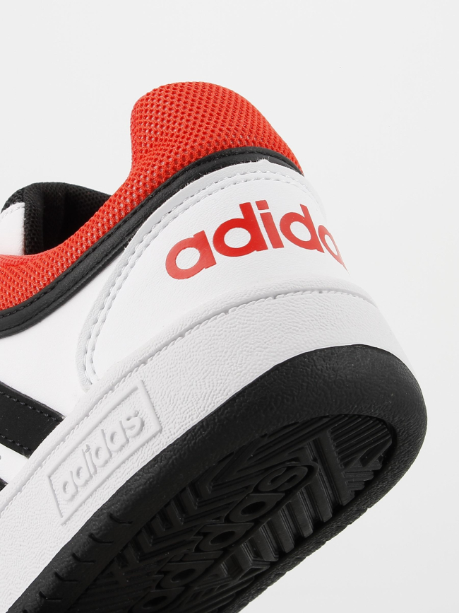 Baskets à scratch hoops 3.0 blanc enfant - Adidas