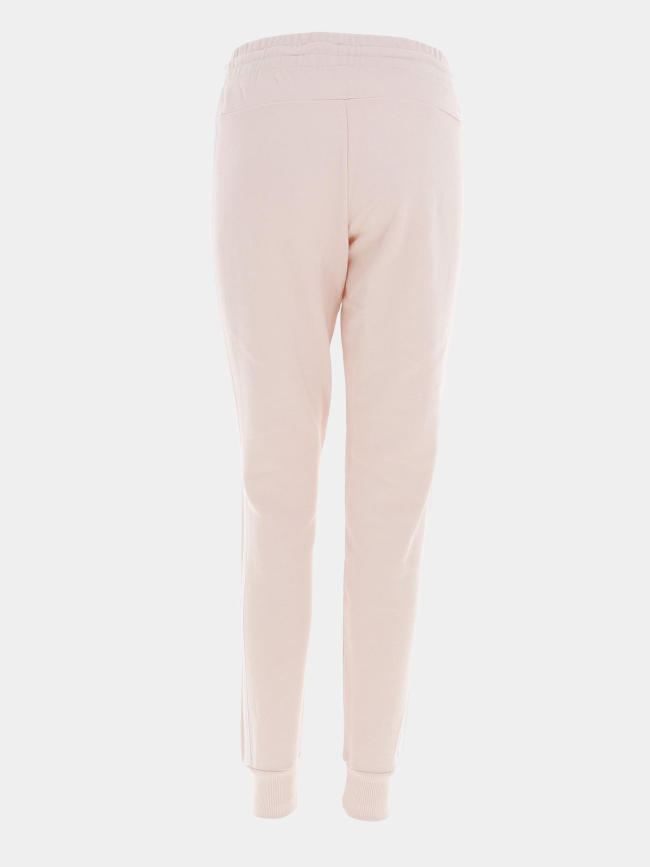 Jogging slim essentials 3 stripes rose femme - Adidas