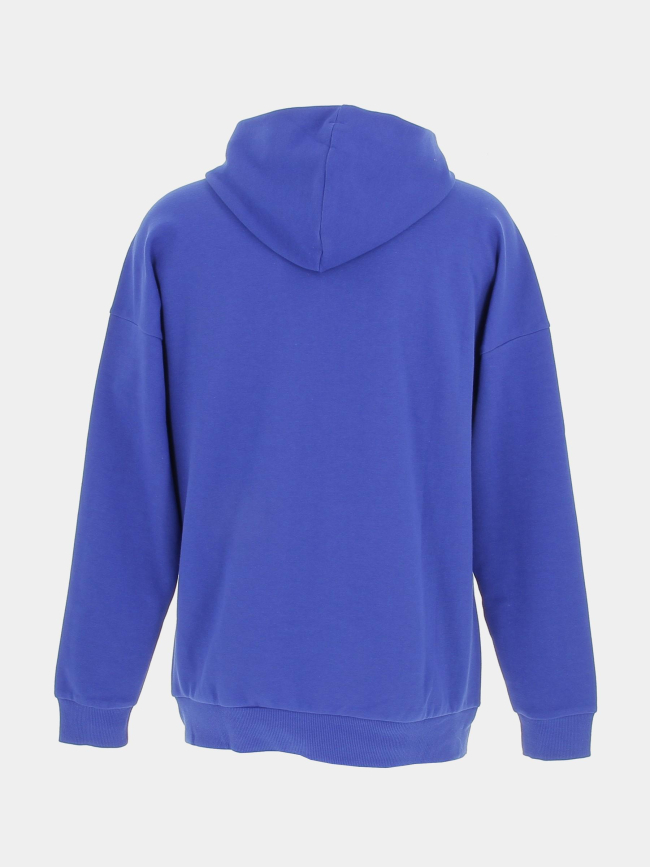 Sweat à capuche logo relief bleu enfant - Adidas