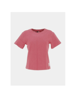T-shirt cotêlé rose fille -  Adidas