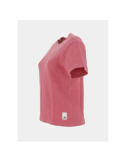 T-shirt cotêlé rose fille -  Adidas