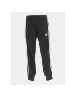 Jogging 3 stripes polaire noir enfant - Adidas