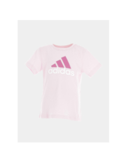 Ensemble t-shirt short performance rose gris enfant - Adidas