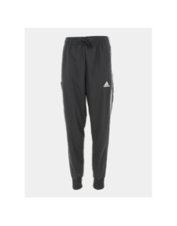 Jogging fin 3 stripes noir homme - Adidas