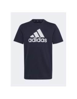T-shirt big logo bleu marine enfant - Adidas