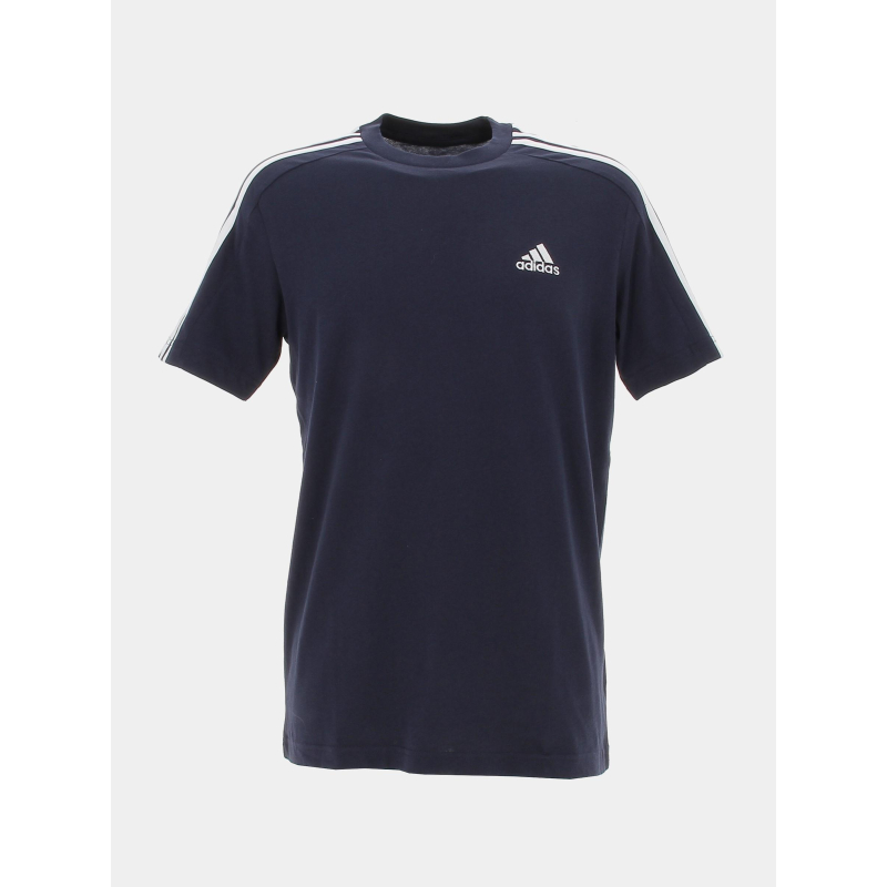 T-shirt sportswear 3 stripes bleu marine homme - Adidas