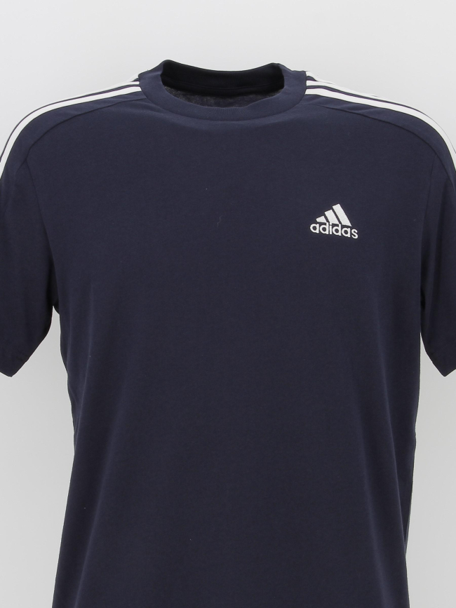 T-shirt sportswear 3 stripes bleu marine homme - Adidas