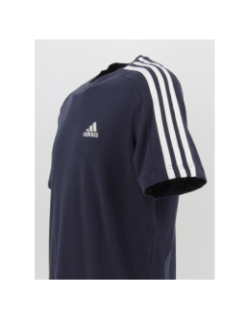 T-shirt sportswear 3 stripes bleu marine homme - Adidas
