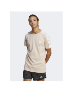 T-shirt sportswear 3 stripes beige homme - Adidas