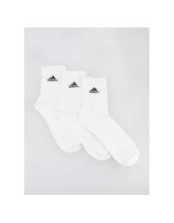 Pack 3 paires de chaussettes sportswear crew blanc - Adidas