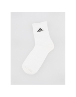 Pack 3 paires de chaussettes sportswear crew blanc - Adidas