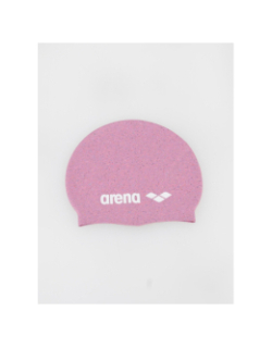 Bonnet de bain silicone tacheté rose enfant - Arena