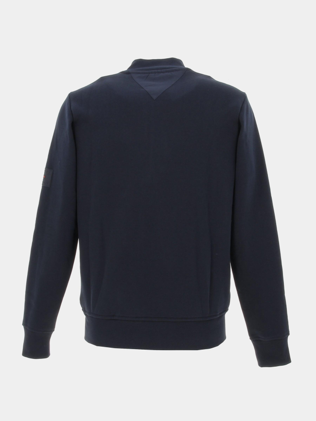 Veste bomber bi-matière bleu marine homme - Tommy Hilfiger