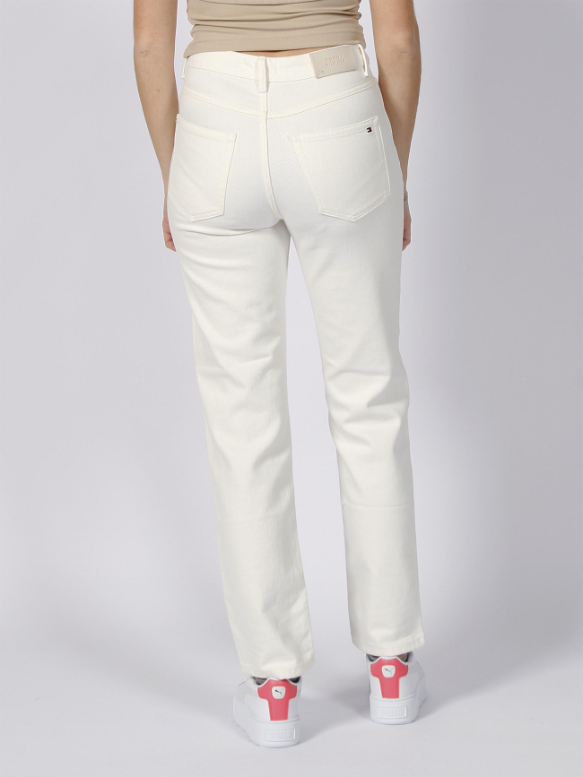 Jean mom classic blanc femme - Tommy Hilfiger