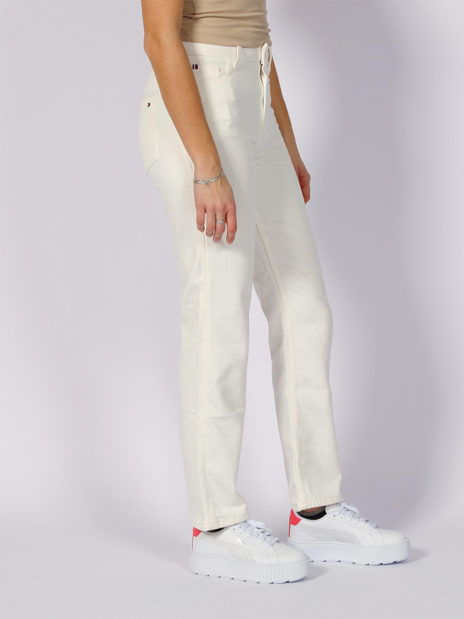 Jean mom classic blanc femme - Tommy Hilfiger