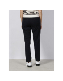 Pantalon chino slim blend bleu marine femme - Tommy Hilfiger