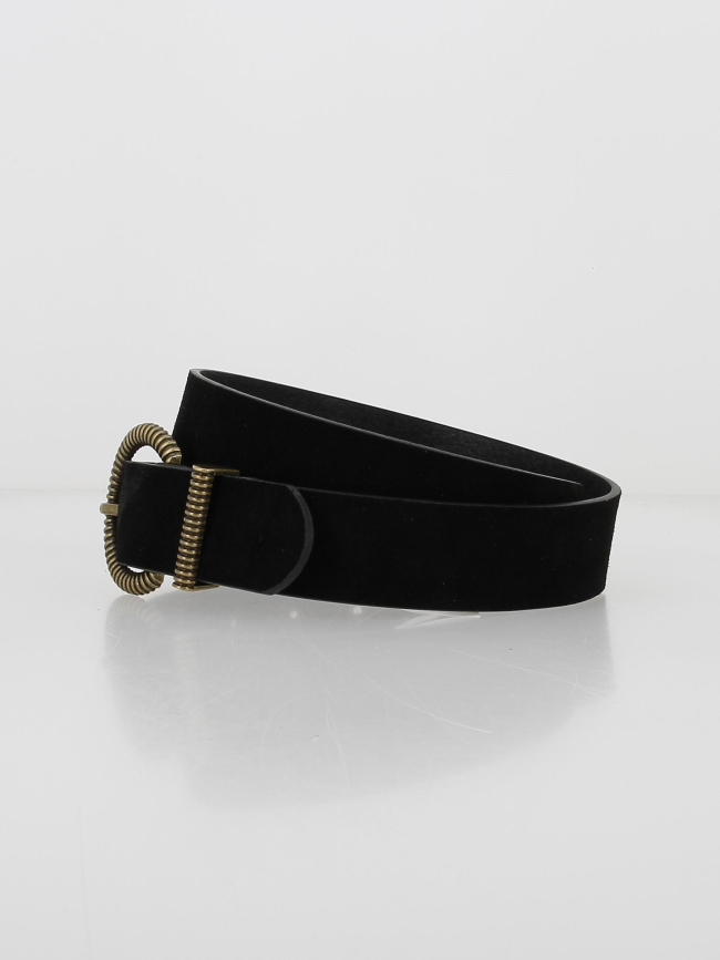 Ceinture chona suede noir femme - Pieces