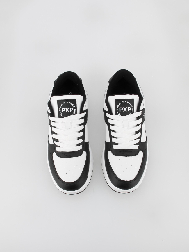Baskets trainer bicolore noir blanc - Project X Paris