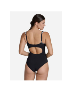 Maillot de bain bodylift chiara strap back noir femme - Arena